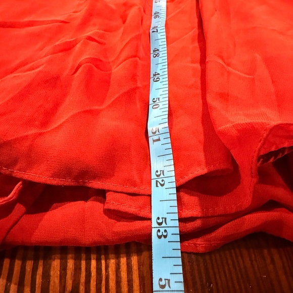 Azazie terra-cotta Lace Maxi Dress size A4 - Picture 8 of 12